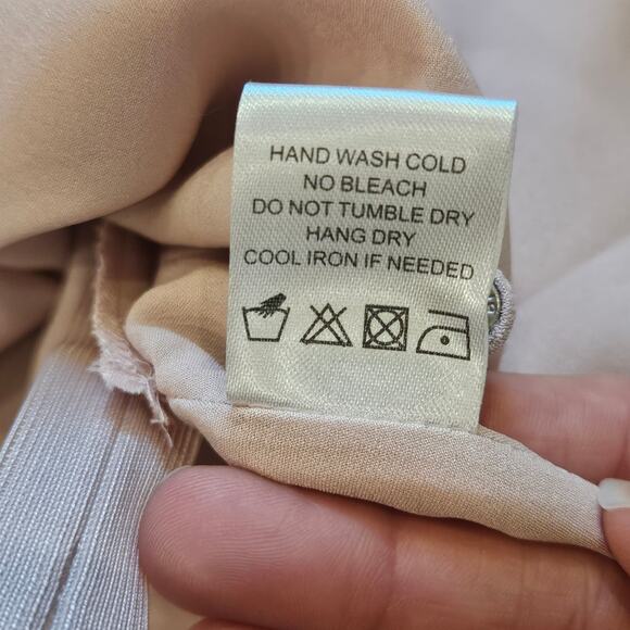 Lovers + Friends Dress Womens Size L Shimmy Pink Fit & Flare Mini Long Sleeve - Picture 15 of 16